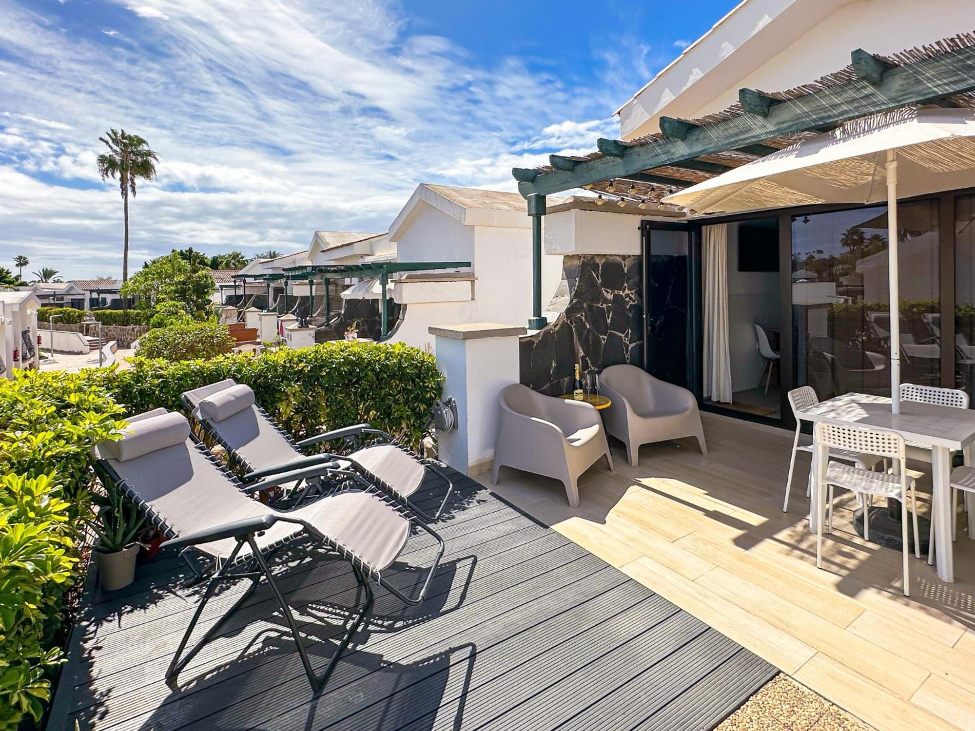 Relaxing Retreat In Maspalomas Lago - Fully Renovated Bungalow Dış mekan fotoğraf